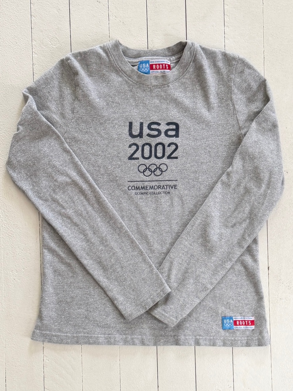 Roots Athletics 2002 U.S. Olympic Team Commemorative Collection LS Shirt | S/P